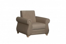 Кресло для отдыха "Порто" (велюр киви латте / микровельвет крем) в Кедровом - kedrovyi.katalogmebeli.com | фото