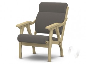 Кресло Вега-10 (бесцветный лак/ULTRA STONE) в Кедровом - kedrovyi.katalogmebeli.com | фото